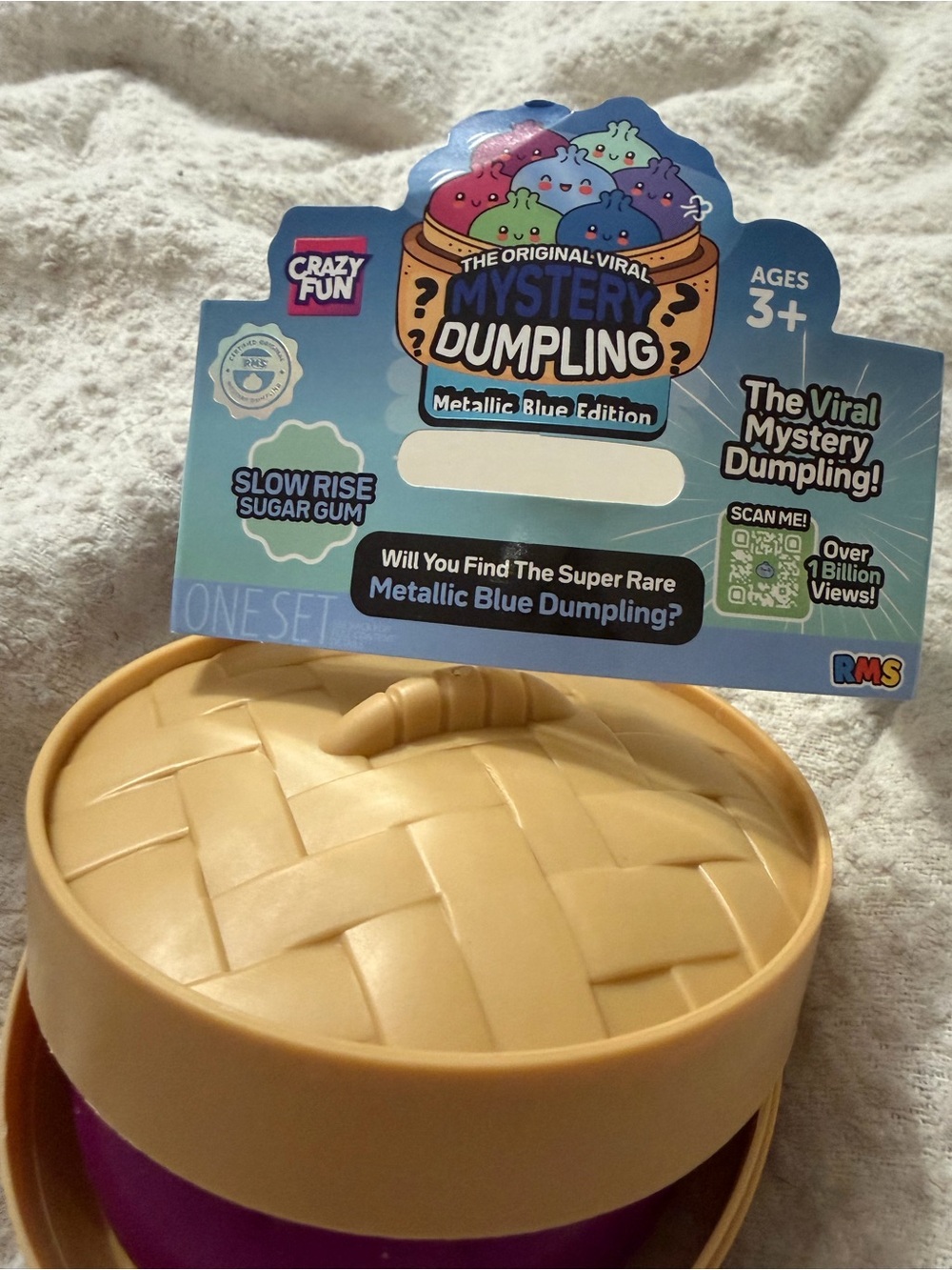 RMS Mystery Dumpling METALLIC BLUE EDITION (SLOW RISE SUGAR GUM!!!)